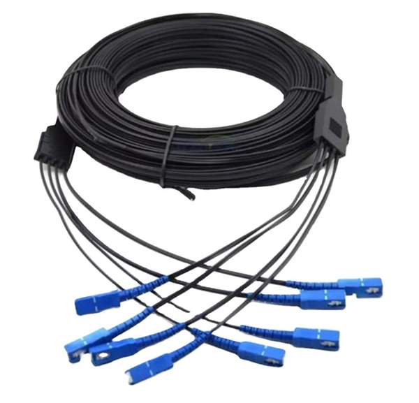 How much copper is in a small optical fiber communication cable 