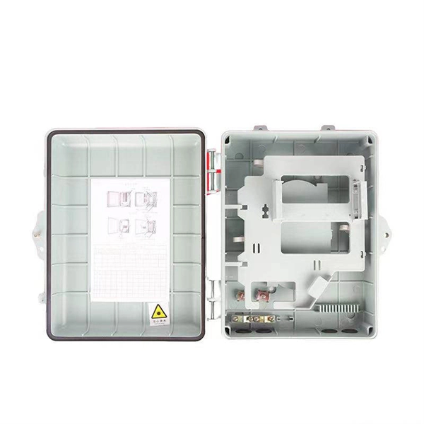Fiber optic cables and network cables are pre-installed in the panel